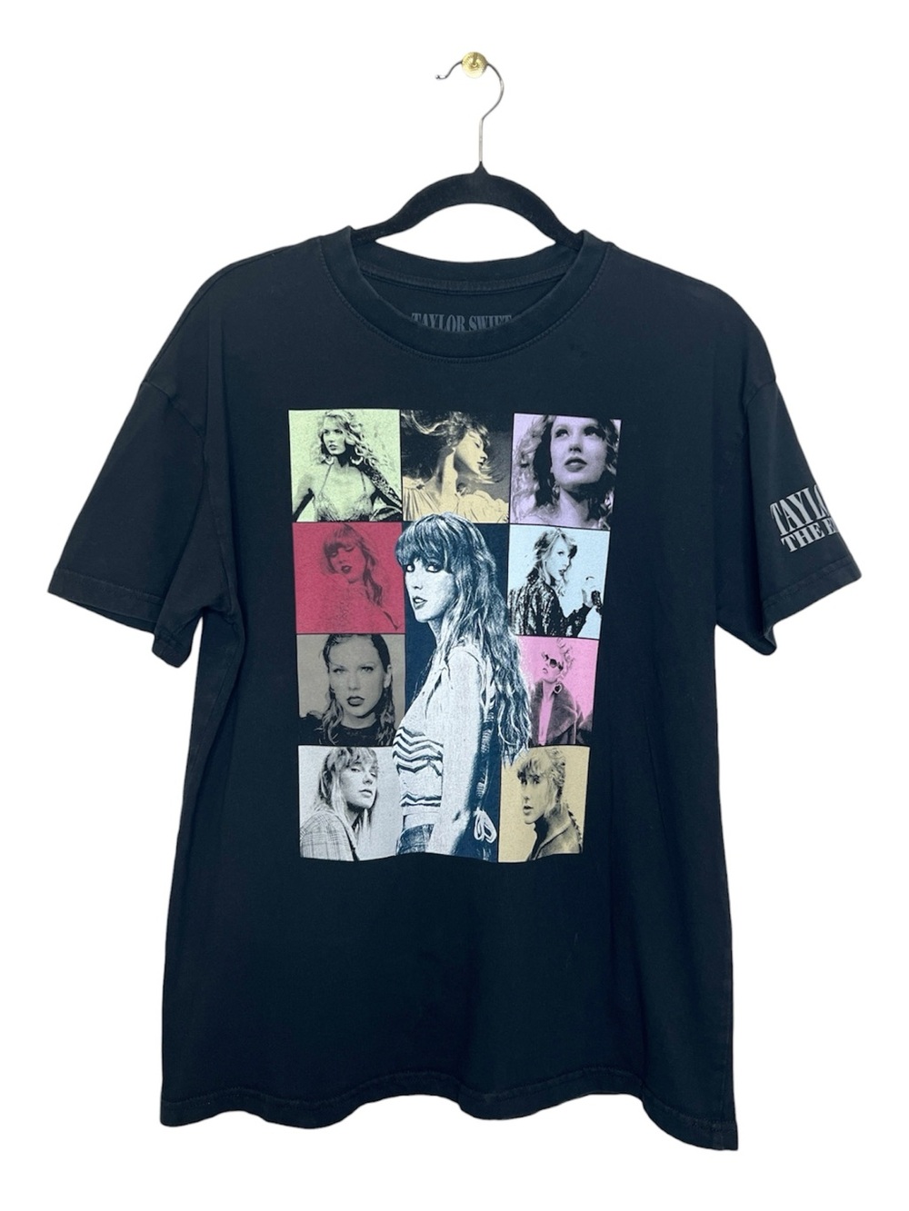 Taylor Swift The Eras Tour 100% Cotton black tee size XS